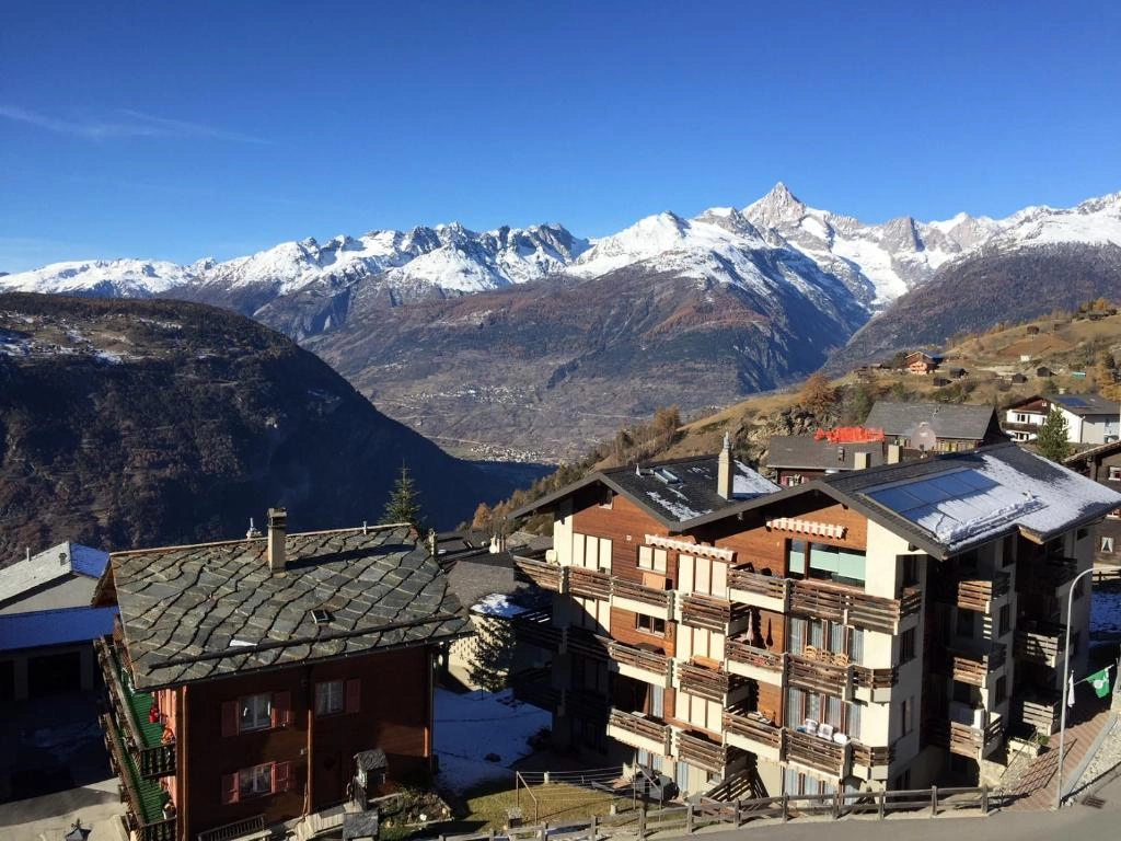 Hotel Gebidem in Visperterminen with Valais Alps